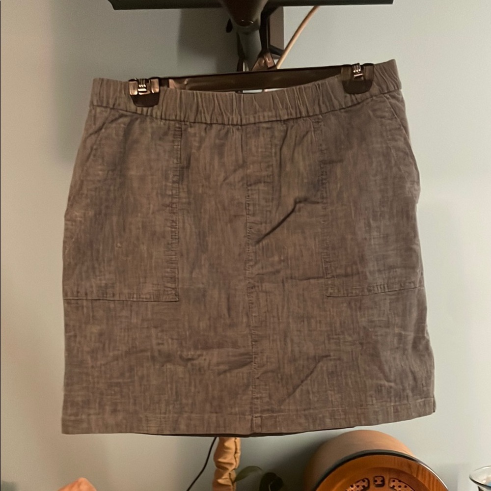 Chambray Lands’ End skort